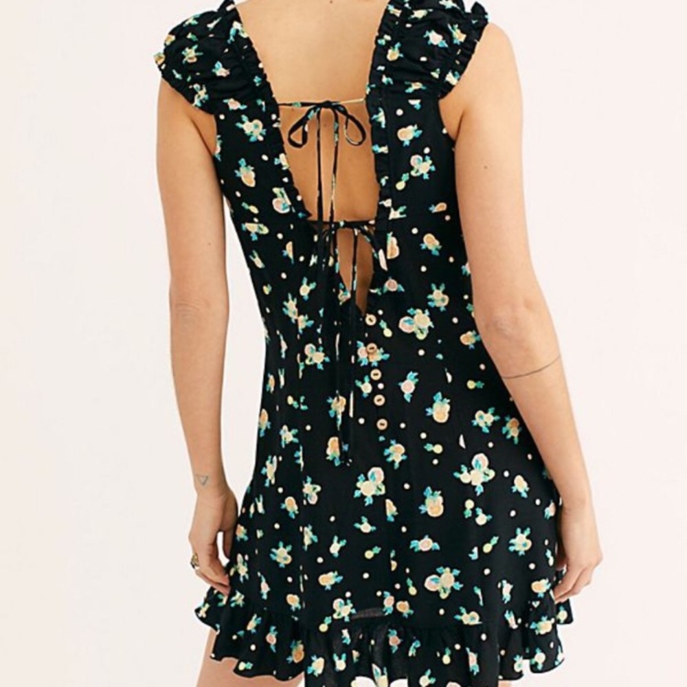 Last 1!! Free People Like a Lady Citrus Dress NWOT - Picture 3 of 8